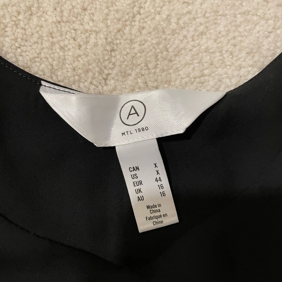 Addition Elle Double Layer Scoop Neck Camisole Black women’s size 1X excellent - Picture 2 of 4